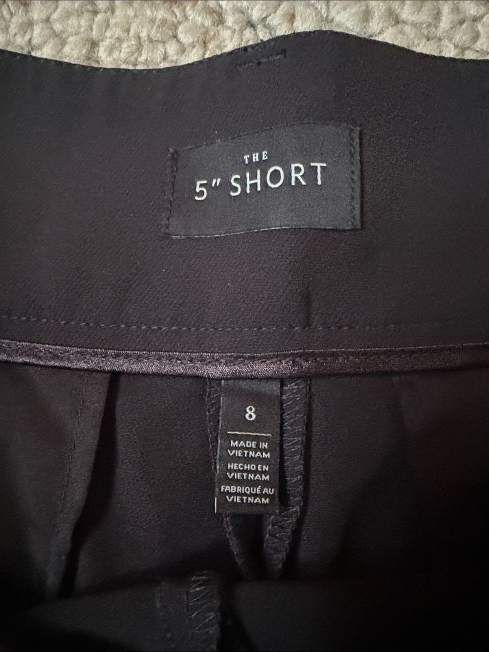 White House Black Market Black Tailored High-Waist Shorts - Picture 2 of 7
